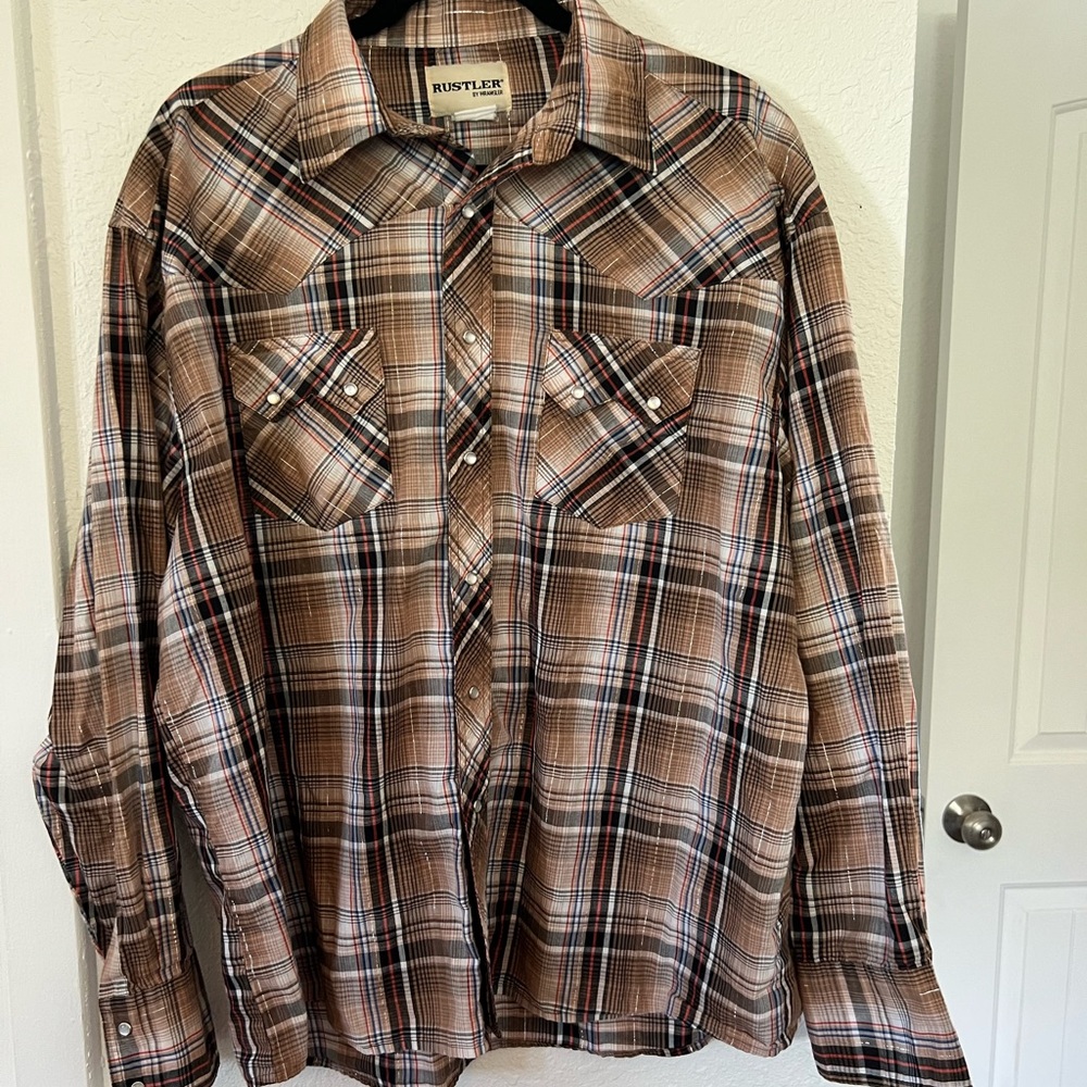 Rustler by Wrangler Pearl Snap